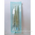 Kit dental desechable 3en1 Espejo de sonda de pinzas dentales